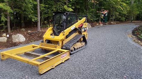 skid steer power grader|grading box for skid steer.